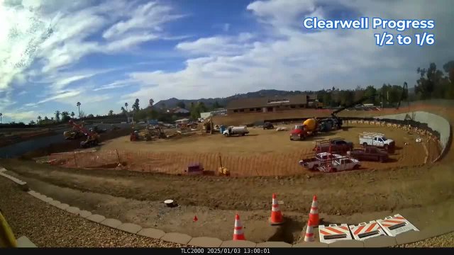 clearwell timelapse video nov 2024 to jan 2025