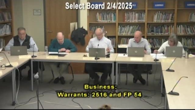 Select Board 02-04-2025