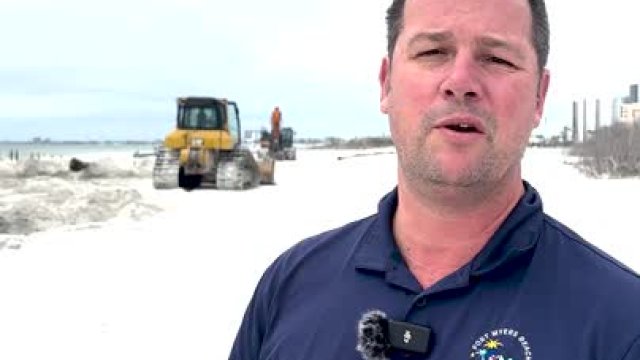Beach Renourishment Project Update 1.10.25