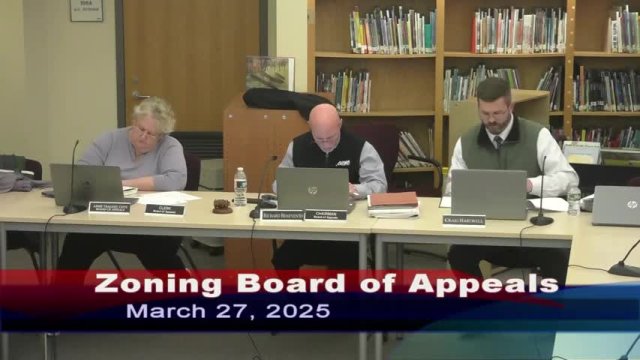 Zoning Board of Appeals 03-27-2025
