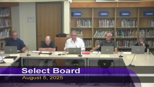 804 - Select Board 08-05-2025
