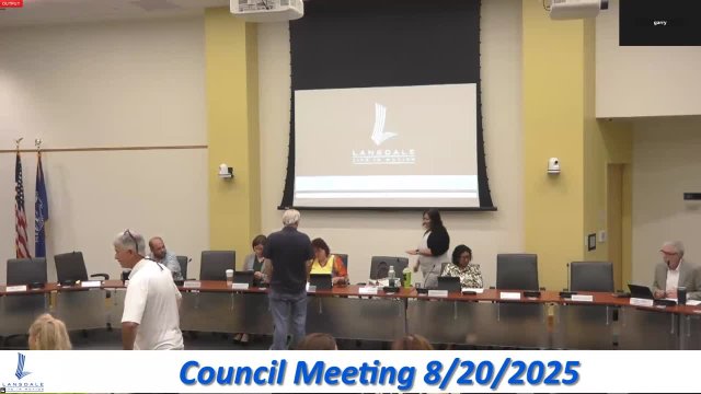 August 20 Business Meeting