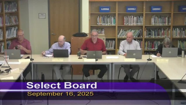 Select Board 09-16-2025