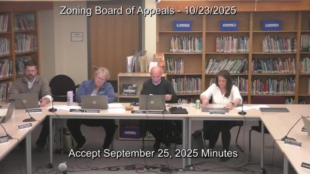 Zoning Board of Appeals 10-23-2025