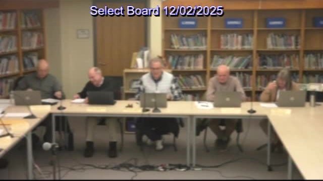 Select Board 12-02-2025