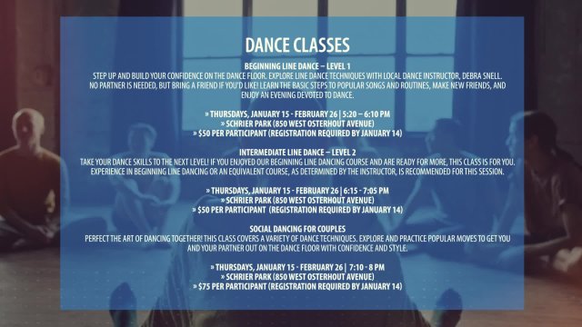 Parks &amp; Recreation January 2026 Events