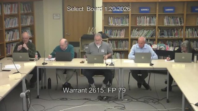 Select Board 01-20-2026