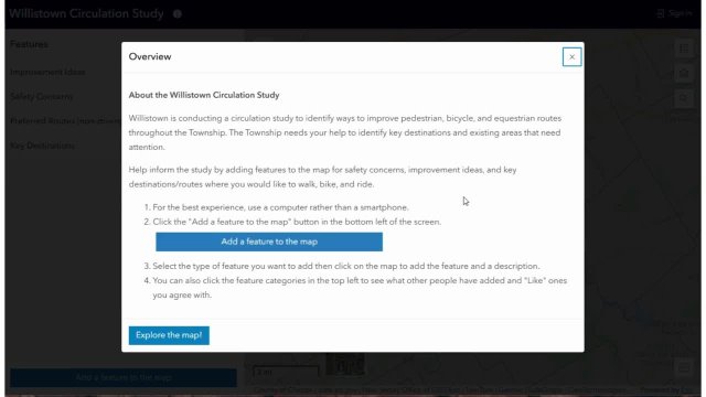 Circulation Study Map Instructions