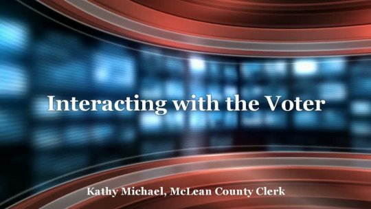 Ineracting with Voters