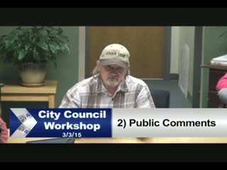 CITY COUNCIL WORKSHOP 3/3/15