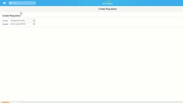 Create a Punchout Requisition