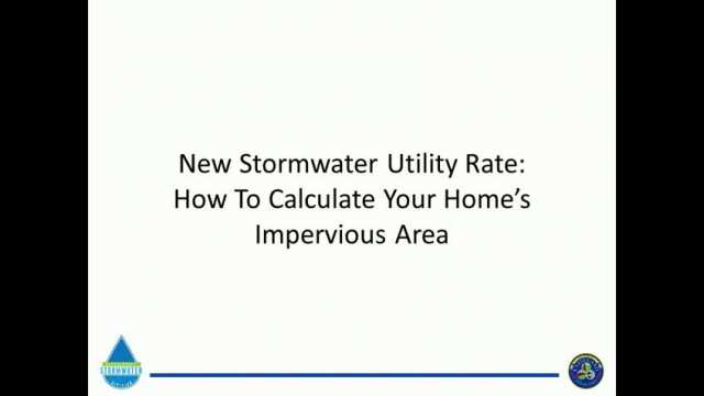 Stormwater Utility Billing Video