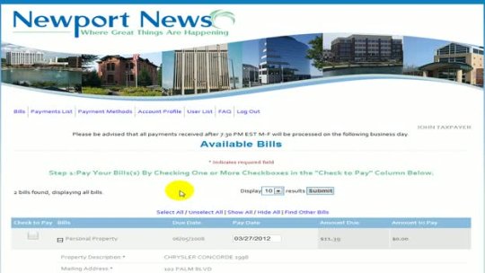 Add a New Personal Property Account