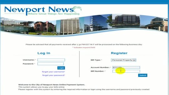Register a new username - Personal Property bill