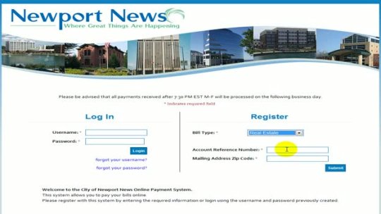 Registering a new username - Real Estate bill