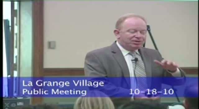 La Grange Board Meeting - 10/18/10