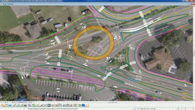 Traffic simulation Chuck Dawley to Ben Sawyer Blvd