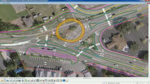 Traffic simulation Truck EB Coleman & Parking