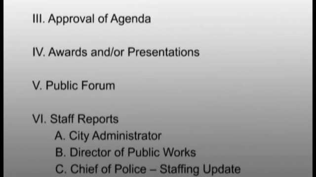 October 11 City Council Meeting